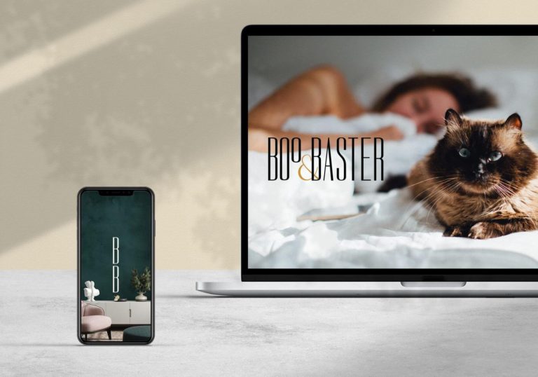 Boo & Baster Brand styl brand / zīmola stils logo dizains